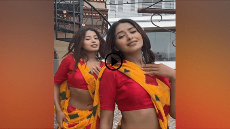 नेपाली जुड़वा बहनों ने साड़ी पहनकर एक बार फिर किया ऐसा डांस कि टिक गई लोगों की नजरें, वीडियो देख बोले- ‘दो खूबसूरत…’