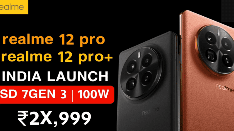 Realme 12 Pro : Realme 12 Pro सीरीज जल्द होगी लॉन्च, मिलेगा 200MP का कैमरा, सामने आई पहली तस्वीर